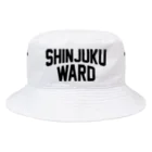 JIMOTOE Wear Local Japanのshinjuku ward　新宿 Bucket Hat