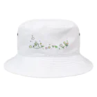 まいにち大変だけどほのぼのって大事の長老のお花畑 Bucket Hat