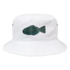 aimei_livetsのシンプルなさかな Bucket Hat