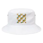 Mieko_Kawasakiの欲望のピザ🍕　GUILTY PLEASURE PIZZA AO TRANSPARENCY Bucket Hat