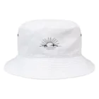 thinkingsomethingreatのしんぷるな太陽 Bucket Hat