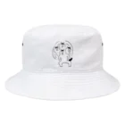 佐久間薫のダンス白丸 Bucket Hat