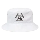 DoBONのBONトライブ／モノクロ Bucket Hat