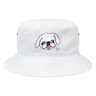 まるちな本舗のペキニーズとお出掛けハット Bucket Hat