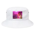 NEON LIGHT STARSのpink berry Lemuria Cinematic Bucket Hat