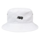 かよコーンショップのギョウザ帽 〜白黒mini〜 Bucket Hat