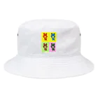 KERUKERU.のpyonkoカラフルハット Bucket Hat