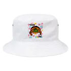 316(MIHIRO)のアカセスジガメちゃん カラフル Bucket Hat