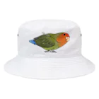 まめるりはことりのおすましコザクラインコ　きなこちゃん【まめるりはことり】 Bucket Hat