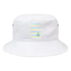 Prism coffee beanのジェラートラテアート /パイナップル×ブルーハワイ Bucket Hat