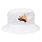 SANKAKU DESIGN STOREのキミと話がしたいよ。 左側 Bucket Hat