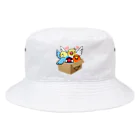 まめるりはことりの拾ってくださいインコ【まめるりはことり】 Bucket Hat