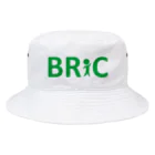 ブリっくん・ボバースキャンプショップのBRiCグリーン Bucket Hat