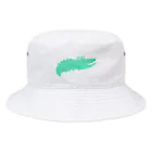 マイオドルストア (SUZURI)の脇役のワニくん Bucket Hat