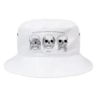 REVEL8 INKの見る聞く喋るダメ〜〜 Bucket Hat