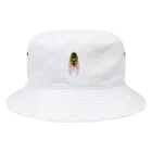 satomimitsukiの蝉ブローチ Bucket Hat