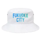 JIMOTOE Wear Local Japanの福岡市 FUKUOKA CITY Bucket Hat