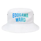 JIMOTO Wear Local Japanの 江戸川区 EDOGAWA WARD Bucket Hat