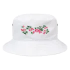 小鳥と映画館のボタニカル ベリーの花 増量版 Bucket Hat