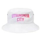 JIMOTOE Wear Local Japanの宇都宮市 UTSUNOMIYA CITY Bucket Hat