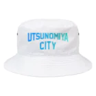 JIMOTO Wear Local Japanの宇都宮市 UTSUNOMIYA CITY Bucket Hat