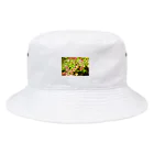 スキー場のゆきの帰り道のお花 Bucket Hat