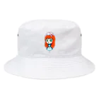 紫キャベツのウサギを被った女の子 Bucket Hat