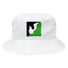 Mr.azzurroのbird logo Bucket Hat