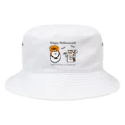 ないものねだりのハロウィンたまごと強がリス Bucket Hat