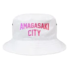 JIMOTOE Wear Local Japanの尼崎市 AMAGASAKI CITY Bucket Hat