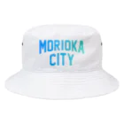 JIMOTOE Wear Local Japanの盛岡市 MORIOKA CITY Bucket Hat