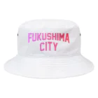 JIMOTOE Wear Local Japanの福島市 FUKUSHIMA CITY Bucket Hat
