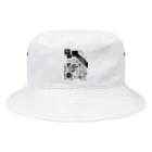 四畳半レコードの【期間限定】イノウエノリコ氏デザイン「無名のロックフェス」グッズ Bucket Hat