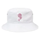 AYV2020のピンクのインドリヤちゃん Bucket Hat