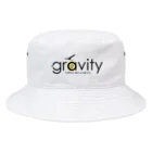 Sk8ersLoungeのGravityBlacklogo　ver2 バケットハット