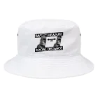 ウーロンさんの工房のソーシャルディスタンス(モアイ） Bucket Hat