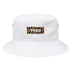 KERUKERU.のレオパードYOLO Bucket Hat