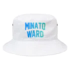 JIMOTO Wear Local Japanの港区 MINATO WARD バケットハット