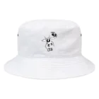 ぽこぽんやさんのオオスズメバチとセイヨウミツバチ Bucket Hat