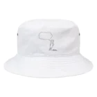 トマ・トマトの何も考えてない人 Bucket Hat