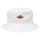 happy_25chanのサッカーボール柄（レッド） Bucket Hat