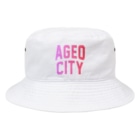 JIMOTO Wear Local Japanの上尾市 AGEO CITY Bucket Hat