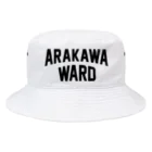 JIMOTO Wear Local Japanの荒川市 ARAKAWA CITY バケットハット