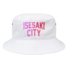 JIMOTO Wear Local Japanの伊勢崎市 ISESAKI CITY Bucket Hat