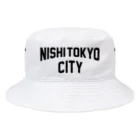 JIMOTOE Wear Local Japanの西東京市 NISHI TOKYO CITY Bucket Hat