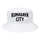 JIMOTOE Wear Local Japanの熊谷市 KUMAGAYA CITY Bucket Hat