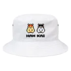 Kickn_lucky_personのハムスターの会　公式グッズ Bucket Hat