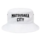 JIMOTOE Wear Local Japanの松阪市 MATSUSAKA CITY Bucket Hat