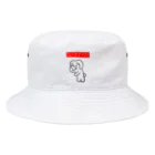 DezK2K Lab.//:SHOPのシュークリーム食べてるロップうさぎ Bucket Hat