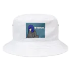 なかも絵のSTOCK WHITE Bucket Hat